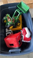 Tote of large toys