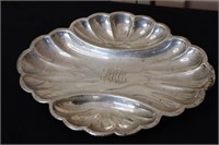 Sterling Silver Shell-Style Serving Platter