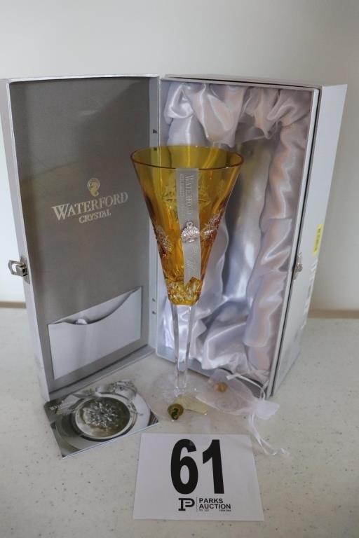 Waterford Snowflake Amber Peace Flute 4th Edition