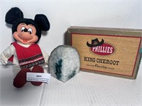 Navajo Mickey Mouse, Rock Decor and Cigar Box