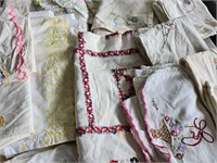 Embroidered Linen Lot