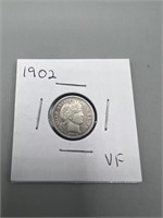 1902 High Grade Barber Dime