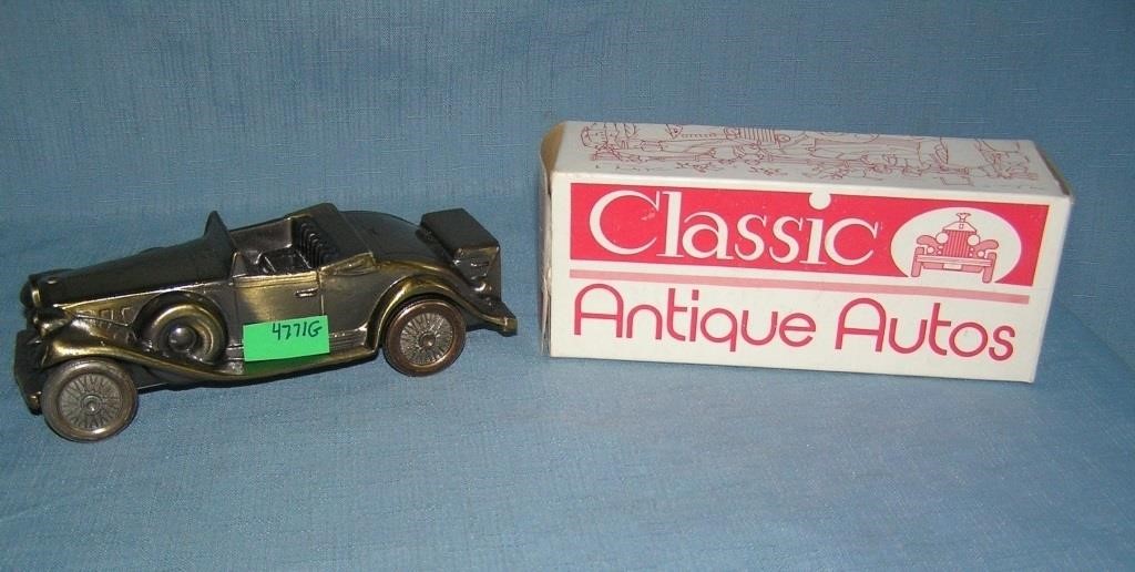 1930 Cadillac all cast metal car bank