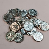 25- UNC Silver Dimes