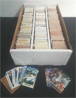 Group of baseball and basketball cards some are