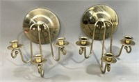 Brass Wall Candle Sconces