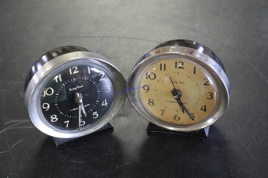 Pair of Westclock Baby Ben Alarm Clocks