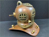Miniature Brass/Copper Decorative Divers Helmet