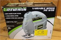 Genesis Vaiable Speed Jig Saw - Used Once