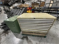 2 Steel Parts Storage Cabinets