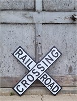 REPRODUCTION RAILROAD CROSSING SIGN