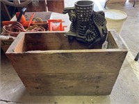 Corn Sheller & Wooden Box