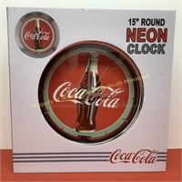 Coca Cola neon clock (nos)