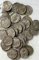 (40) Buffalo Nickels