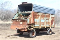 14FT Forage King Chopper Box, With Spare Tire