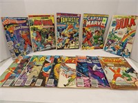 Lot of 15 Misc Comics - Hulk, Captain Marvel, Man