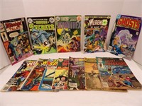 Lot of 12 Misc Comics - Werewolf by Night, Ghosts,