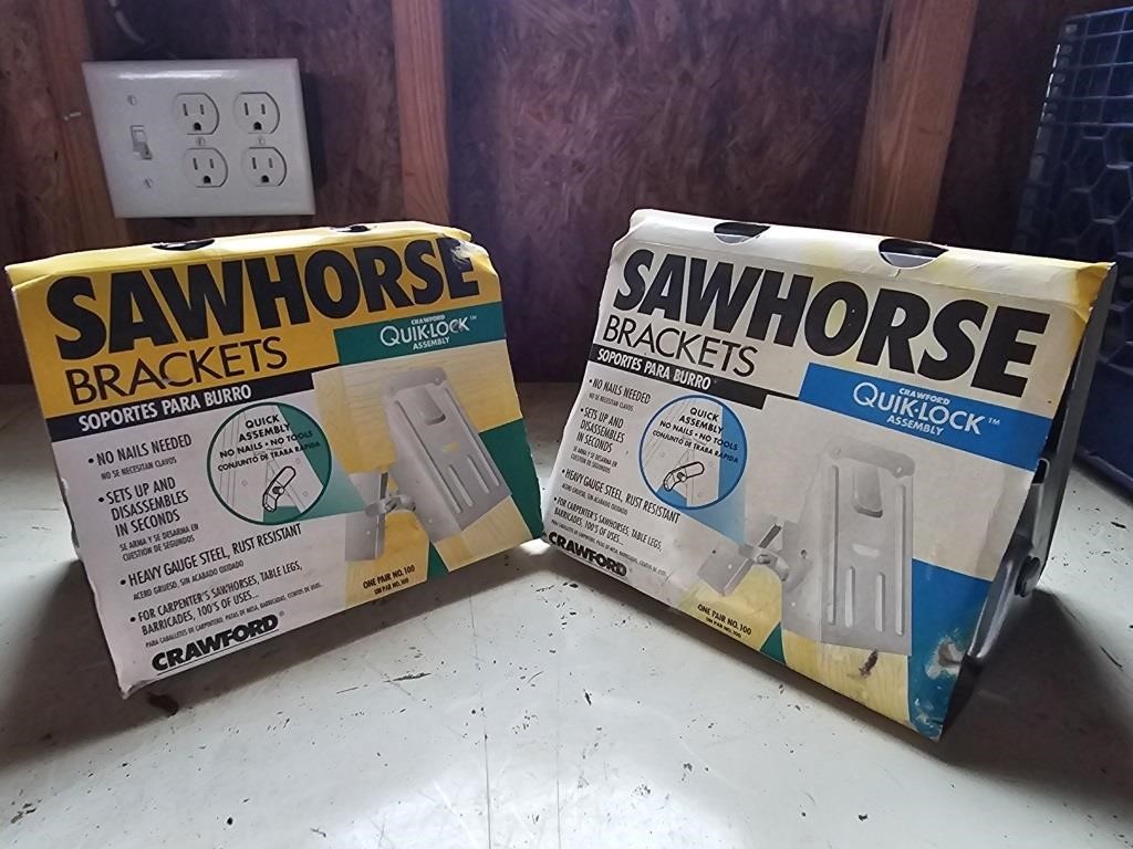 Sawhorse Brackets 
8×7×6"