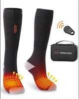 New $60 Neberon Heated Socks Black, Remote