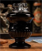 Vintage Black Tulip Shape Table Lighter