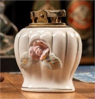 Vintage Ceramic Rose Lighter