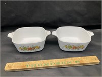 2 Corning ware bowls