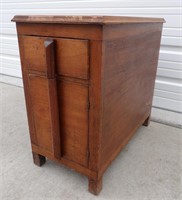 Vintage Wood Vacuum Cabinet