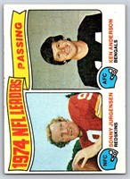1975 Topps Football Lot of 4 w/ Leader Cards
