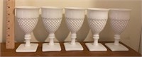 Milk Glass Goblets