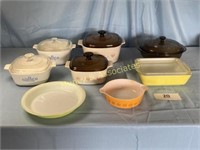 Vintage Corningware and Pyrex