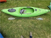 Green Kayak w\Ozark Trail Paddle