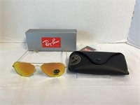 New Ray-Ban Aviator Sunglasses w/ G-15 Orange Lens
