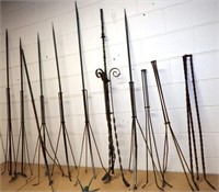Antique Lightning Rods, Stands & More