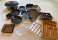 Pot Pans Silverware Trays Elec Roaster