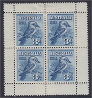 Australia Stamps #95a Mint HR mini-pane with creas