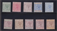 St. Lucia Stamps #27-39 mint Hinged CV $185