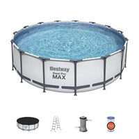 Pro MAX 15x15 Round 48in Pool w/Pump & Cover