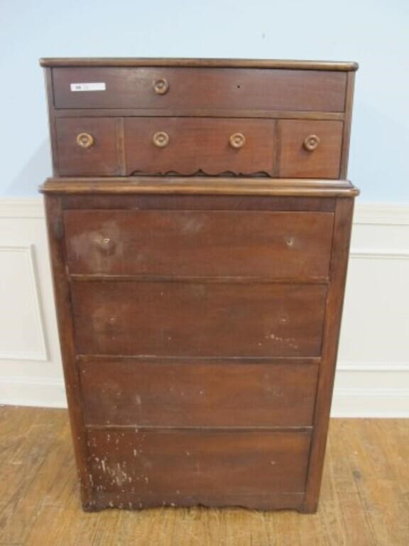 STURDY 6 DRAWER DECO? STYLE CHEST OF DRAWERS