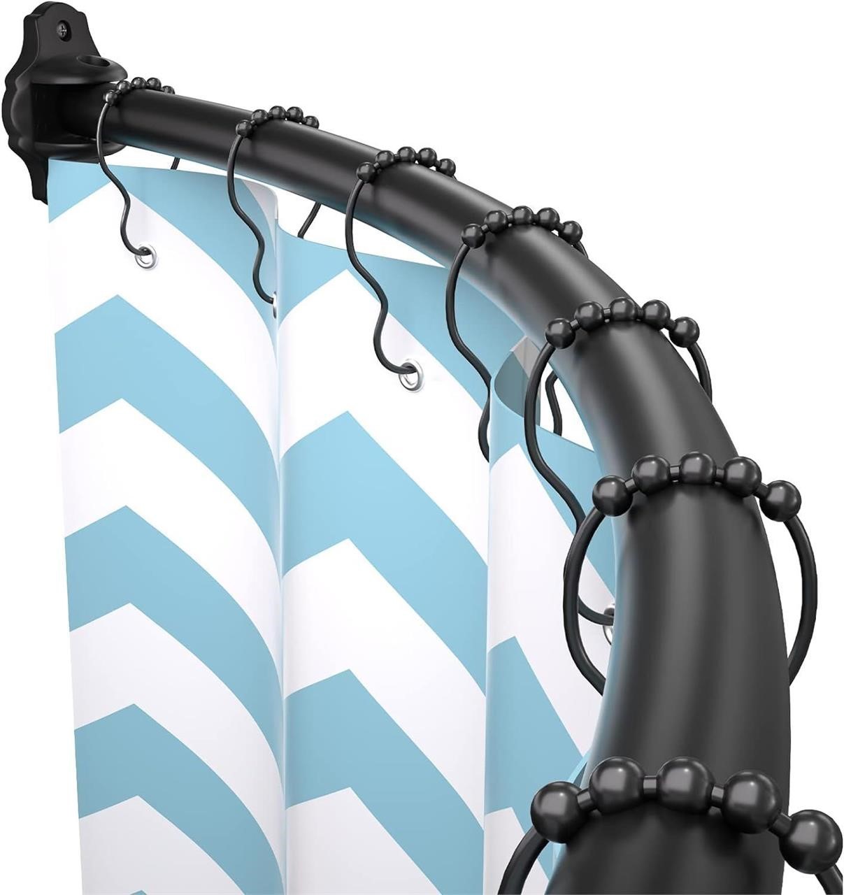 $50 Curved Shower Curtain Rod - 43-72 Inches
