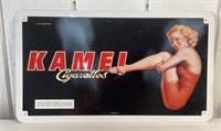 1998 22x13"Kamel cigarette metal advertising sign