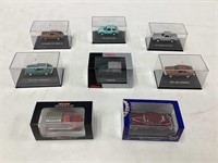 Eight Die Cast HO Scale Vehicles