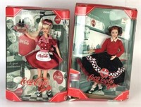 Coca-Cola Collector Barbies, Lot of 2