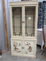 Asian lighted cabinet