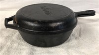 Cast Iron Lodge 8CF Deep Lidded Skillet USA