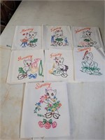 Embroidered Tea Towels