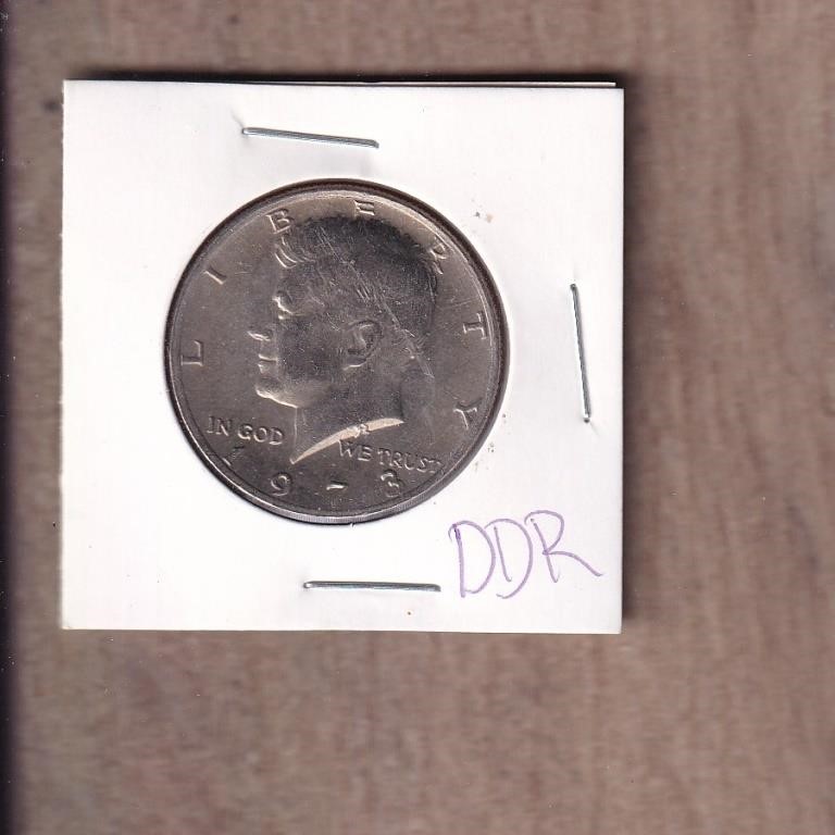 1973 Kennedy Half Dollar Error