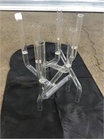 Geometric Glass Tube Candle Holder