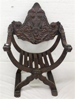 Carved Spanish Chair (been