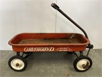 Greyhound red wagon