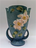 Roseville 1940's White Rose Pottery Vase